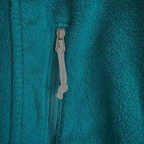 The North Face Osito Jacket Teal Women’s Size S – Cozy Fleece Zip - Picture 6 of 6